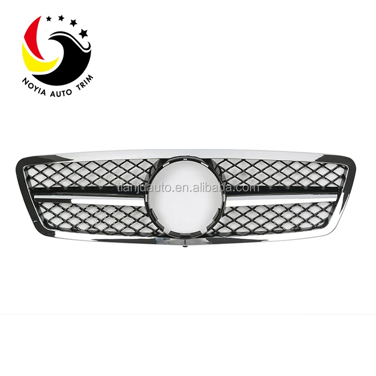 Amg Grille For Mercedes Benz W Black Silver Chrome Matte Grill For