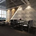 Top supplier wood mural wallpaper 3d wall panel