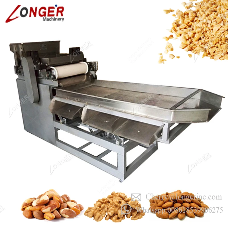 Industrial Hazelnut Dicing Machinery Automatic Walnut Crusher Pistachio