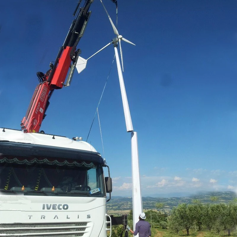 2016! 5kw風力発電機タイプ水平軸風力タービン、5000ワット風力発電機仕入れ・メーカー・工場