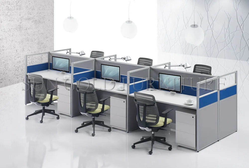 China Supplier Office Partition/call Center Cubicle/wooden Workstation