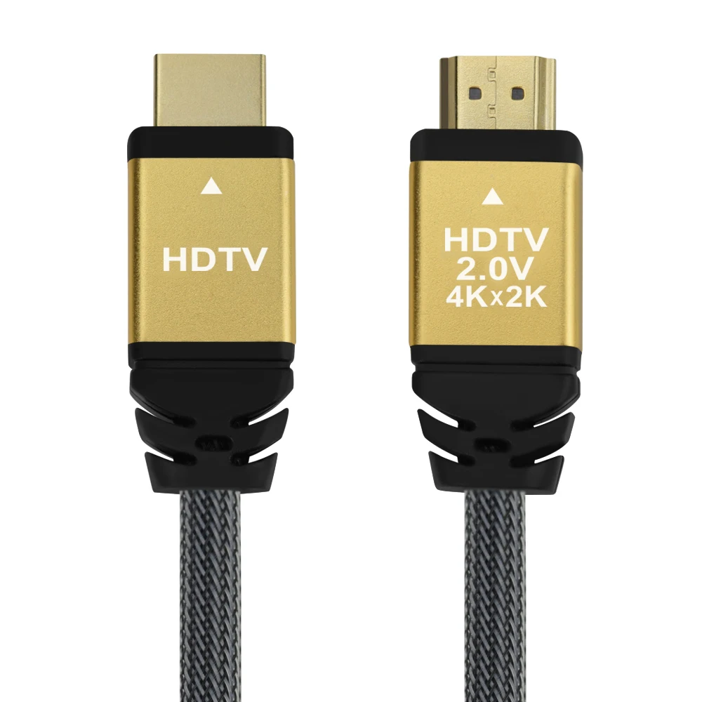 HDTV HD MI 2.0 A to A custom extension braided drop fiber active optic audio video 8k connection hdm i cable - ANKUX.COM