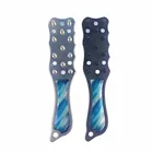 Metal hair brush set salon Custom logo hairbrush metal pins bristle