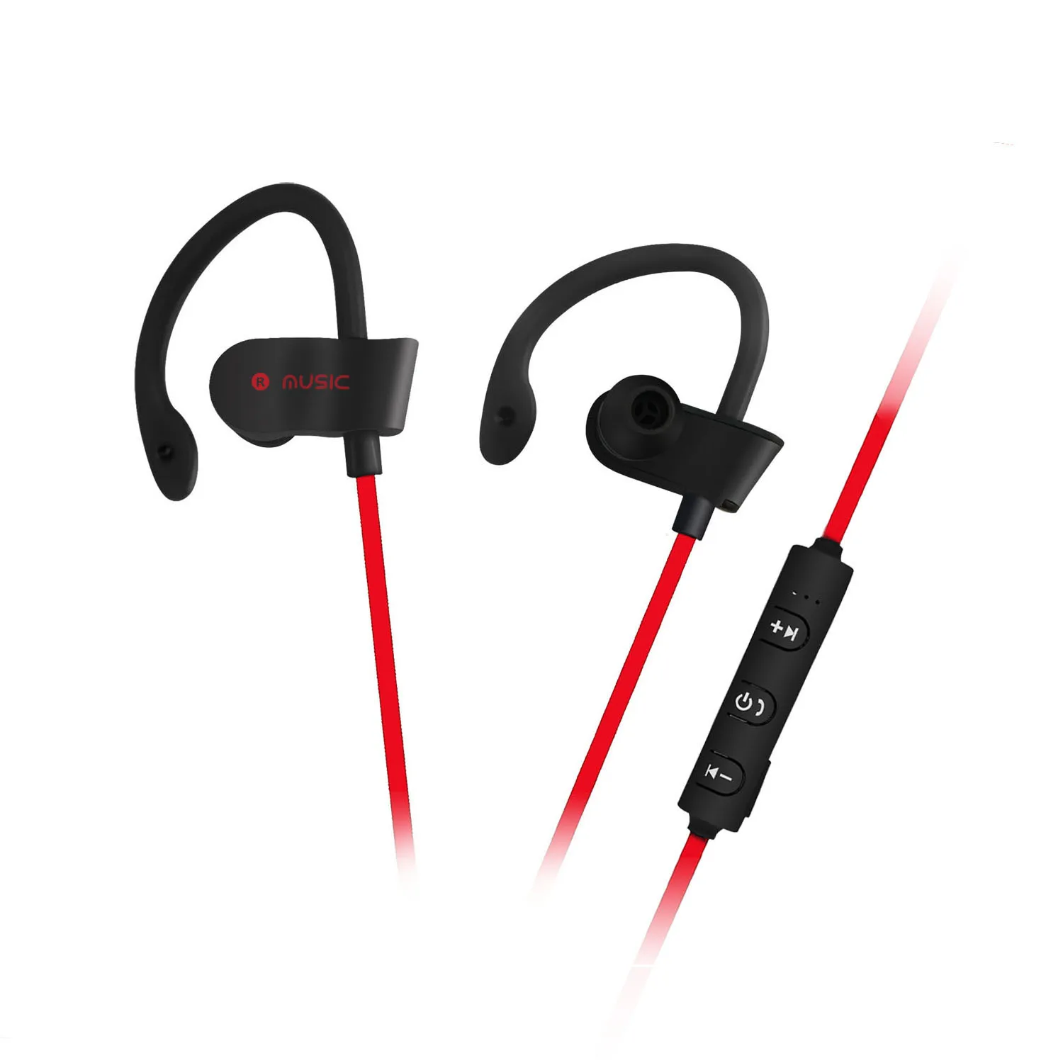cheap hot sale soft earhook neckband Wireless Stereo Headphone sport bluetooth earbud for ipone from shenzhen OEM factory - ANKUX.COM