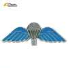 ECO custom Military metal pilot wings pin badge magnet material with plastic badge holder