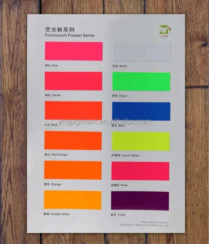 Fluorescent Inks, Papers & Boards — BP&O