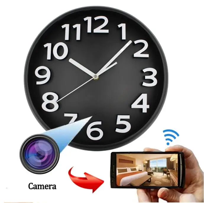 Most popular easy install home hidden 1080P ONVIF IP Camera and wifi Camera wall clock