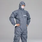 Disposable non-woven spray painting coverall suit