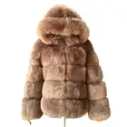 Hot Selling Female Winter Fake Fur Clothing Animal Printing Wholesale Faux Fur Coat Women