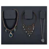 Jewelry Organiser Shop Showcase Black Elegant Velvet Necklace Holder