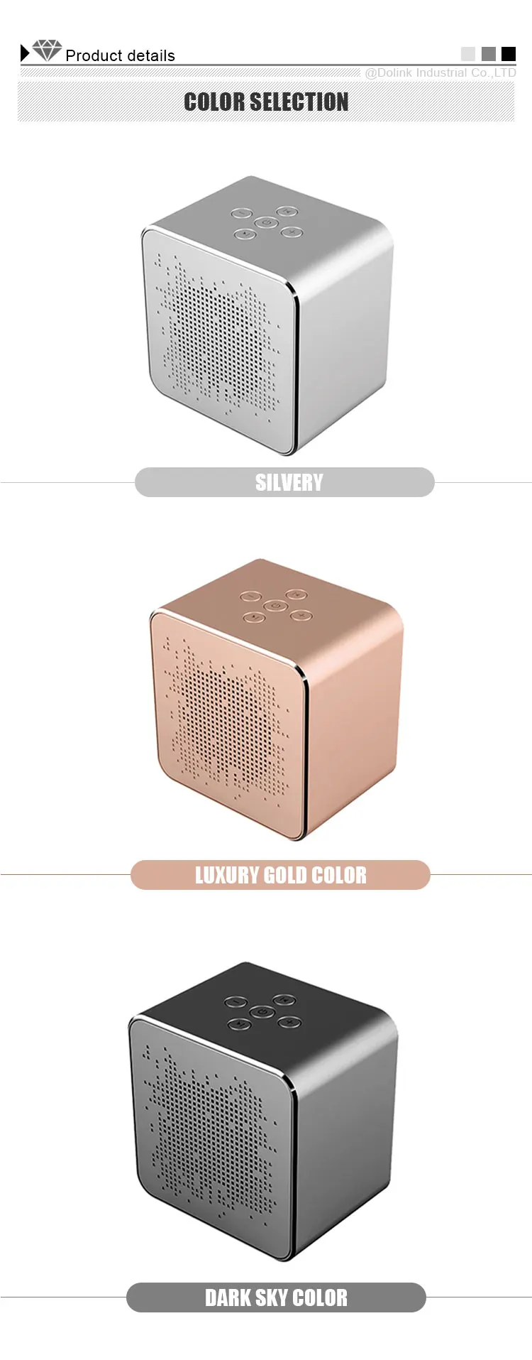 2019 Newest Arrival Metal Wireless Speaker With TF Card Play Mini Portable Speaker - ANKUX.COM
