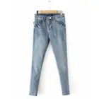 2019 hot sale new design small legs denim women jeans pants