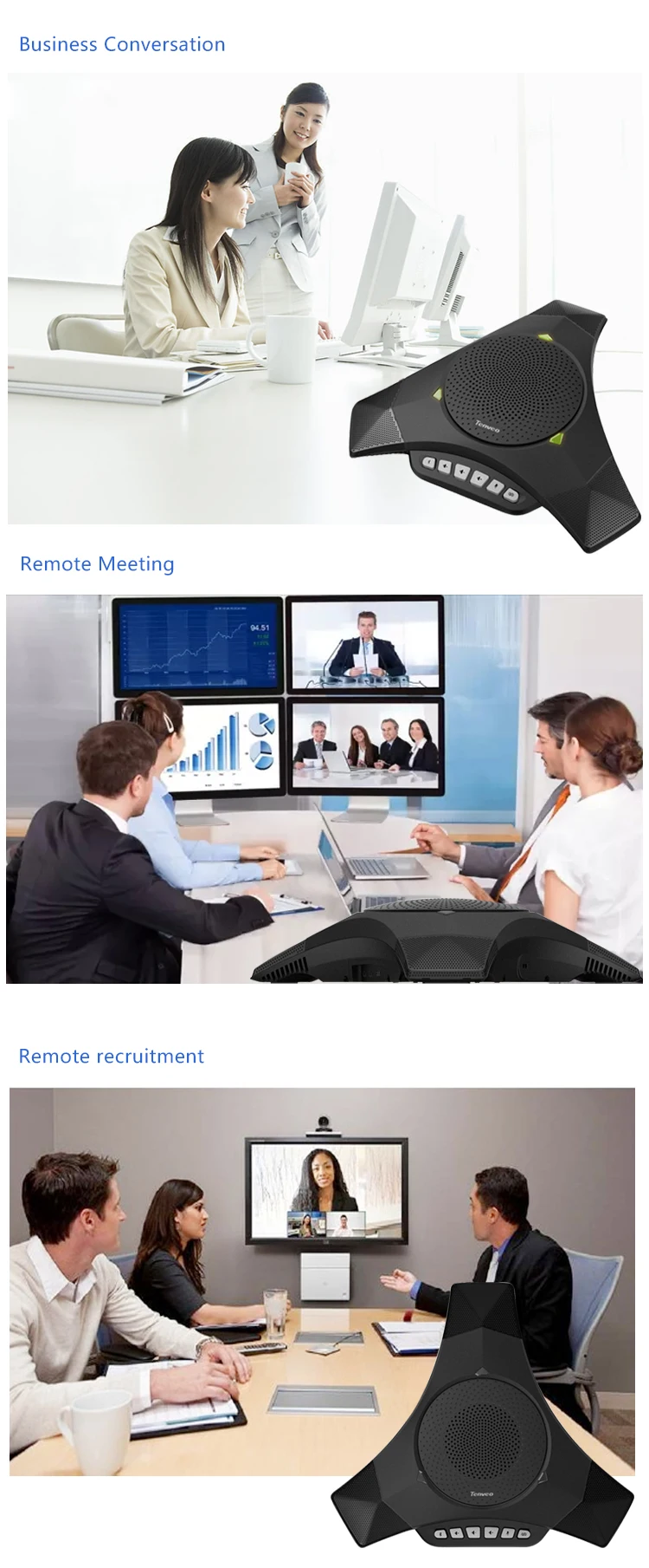 Video conference audio OEM ODM Conference Speakerphone - ANKUX.COM