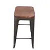 Plastic Furniture Bar Chair Counter Height Chairs For Kitchen Island Wood Barstool