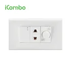 Multifunctional Switch Socket and Fan Speed Controller