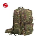 Large capacity 70L multi function webbing strap camo design outdoor military style backpack bag