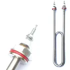 Double U type electric heat pipe, double U type heater core, double U type heater tube