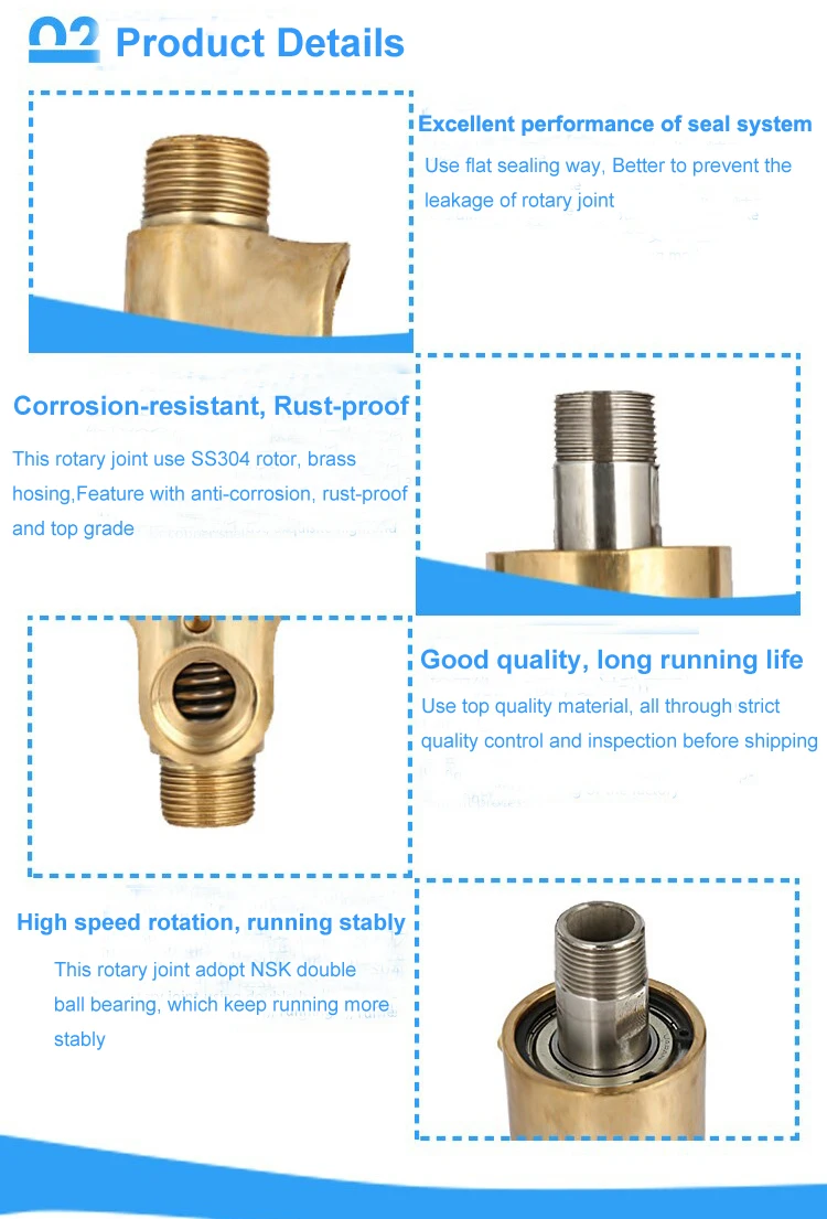Mechanical Brass Fitting 3/4"2" Water Rotating Joint/rotary Joint/water Swivel Coupling Buy