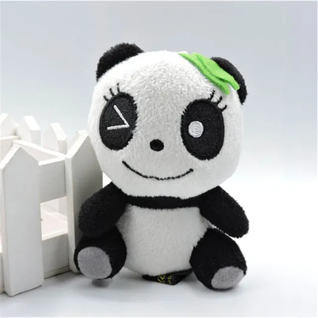 custom 12cm stuffed panda style soft promotional panda plush