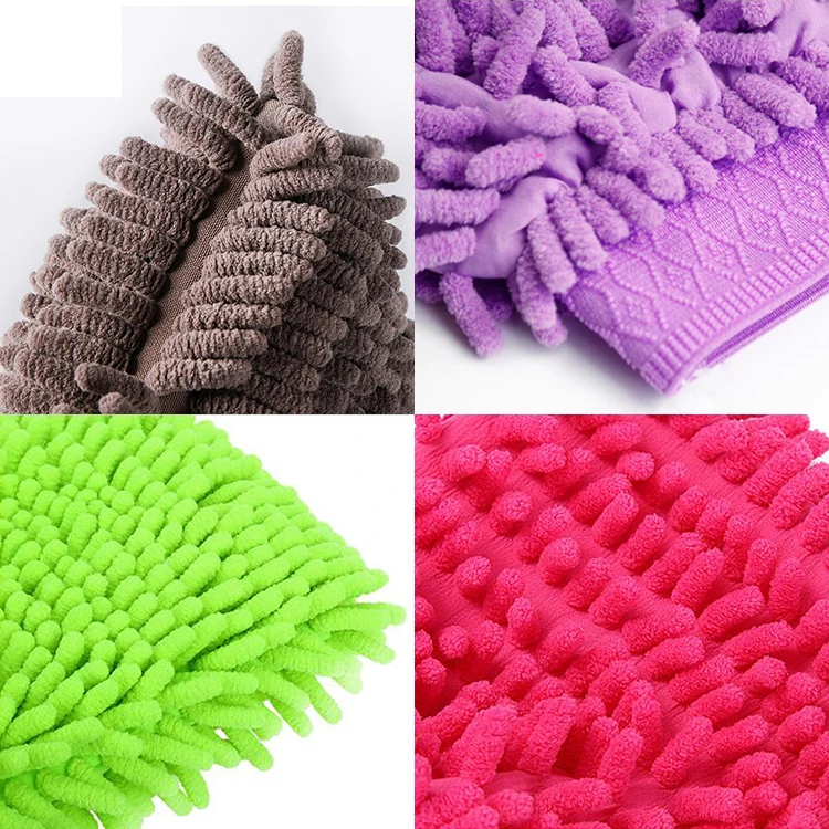 Car washing glove home cleaning mitt car care detailing mitts microfiber chenille gloves