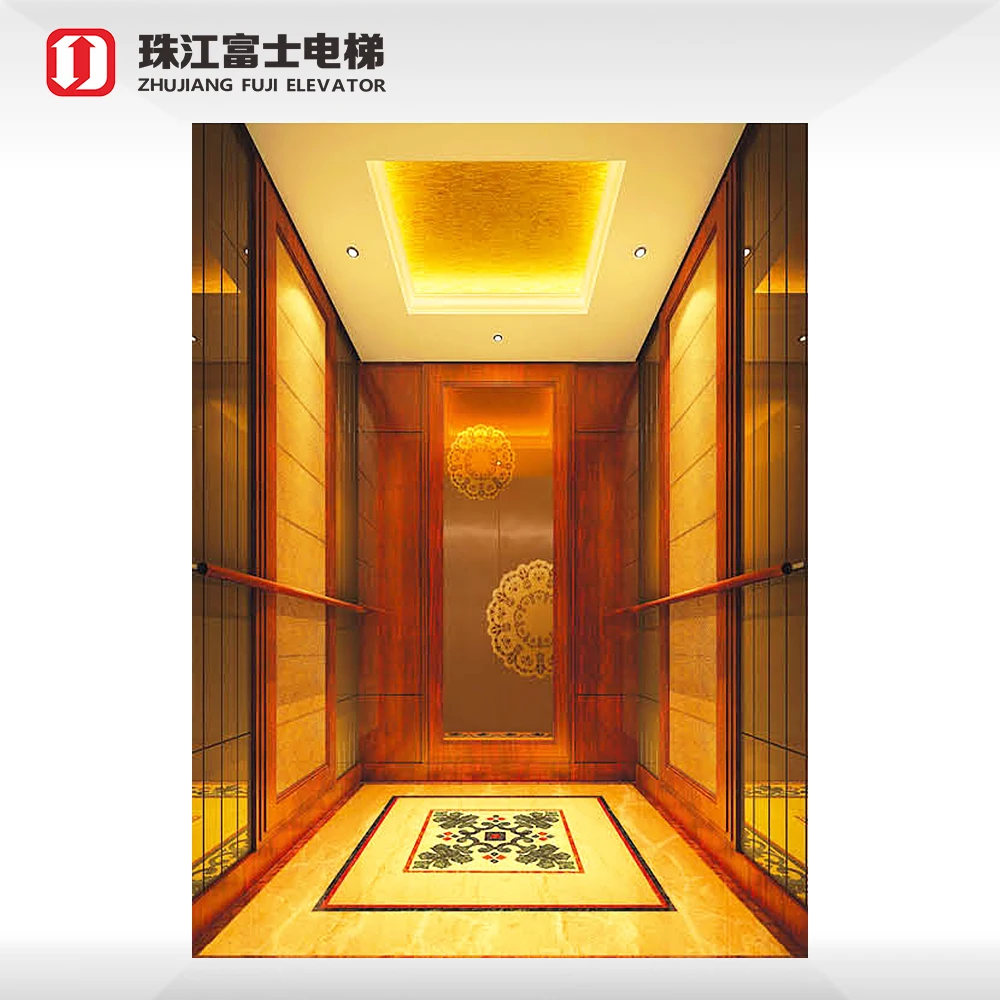 ZhuJiangFuji Brand Small Machine Room Energy Save Passenger Elevator For Building Office