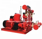 UL Listed Diesel Engine Fire Fighting Pump Package Jockey Fire Water Pump