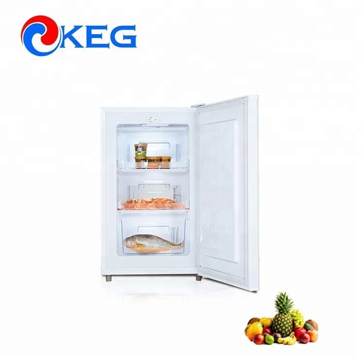75l Household Compressor Small Single Door Vertical Freezer