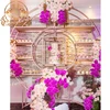 Different shapes gold stainless steel bar shelves for wedding
