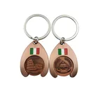 Custom Logo Manufacturers Design Fashion Copper Metal Keychain
