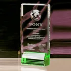 Rectangle Award Plaques Rectangle Glass Awards Rectangle Green Glass Award Plaques