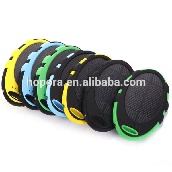 5000mAh Mini Solar Power Bank Dual USB External Battery Pack Charger For Mobile Phone - ANKUX.COM