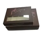 Handmade Paper Box Wholesale Clear Paper Truffle Chocolate Cookie Box with Pvc Window