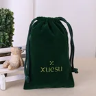 Customized Beautiful Logo Gift Jewelry Gift Velvet Bag Pouch