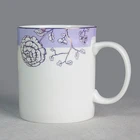 customized heat transfer printing white cup 11 ounces coffee cup tea mug