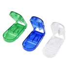 Mini Useful Portable Storage Box Medicine plastic pill splitter Tablet Cutter
