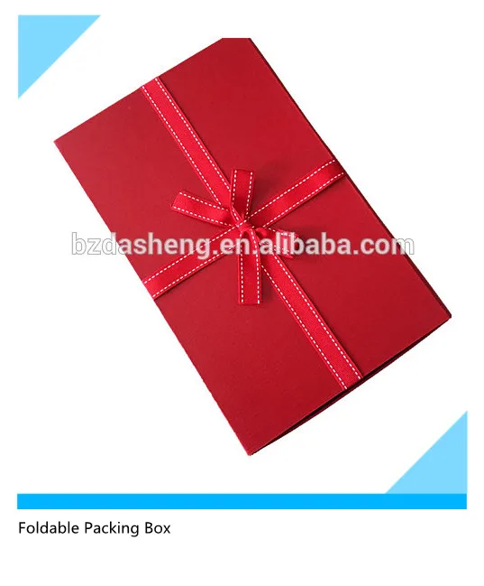 set of 2 round boxes carton gift box with brown ribbon