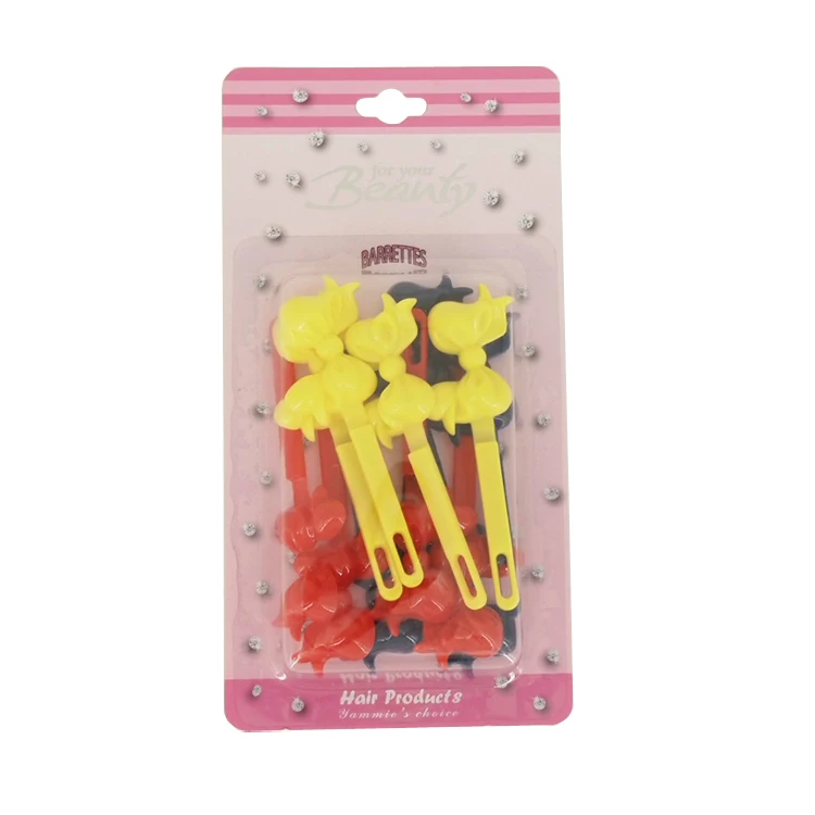 For Your Beauty Fancy clips Kids Plastic Hair Barrettes for decorated hair