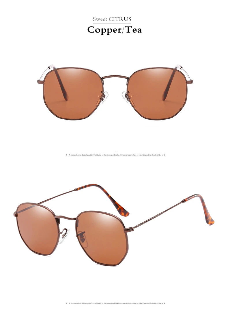 Sweet CITRUS Hexagonal Aviation Coating Mirror Flat Lens Sunglasses Men Brand Designer Vintage Pink Driving Sun Glasses Women HTB1VAjwcffM8KJjSZPfq6zklXXaW - Sweet CITRUS Hexagonal Aviation Coating Mirror Flat Lens Sunglasses Men Brand Designer Vintage Pink Driving Sun Glasses Women