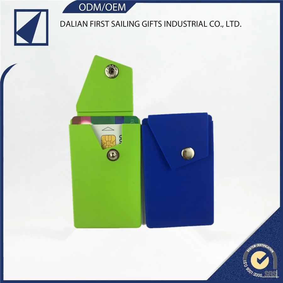 cheap cell phone case button business credit silicone card
