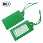 Free Sample Custom Shaped Blank Soft Rubber Silicon Hotel Luggage Baggage Tags with ID Paper Card