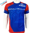 Wholesale Custom marathon quick dry fit loose gym top sublimation printing men running shirts