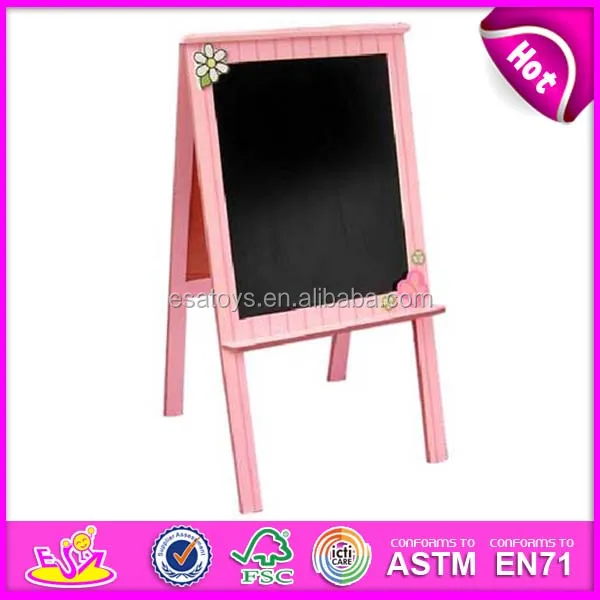 2015 lovely wood easel stand toy for kids,educational wood easel stand for children,hot sale