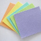 70% cellulose 30% cotton kitchen clean printed sponge cloth from Germany