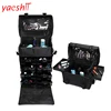 yaeshii Rolling Makeup Case Trolley 2 in 1 Travel Cosmetic Train Cases on Wheels Nylon Bags for Professional Make Up Artist