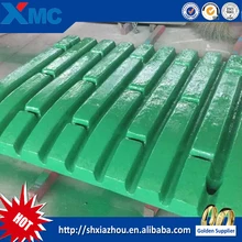 Jaw plate infection jaw plate for tracked crusher jaw plate for Lippmann Portable Jaw Plant