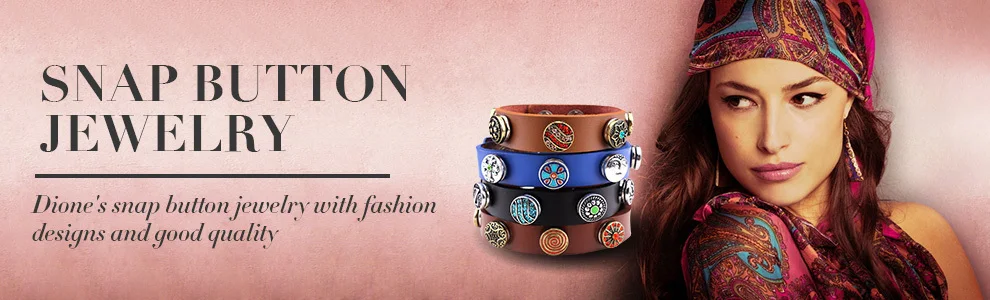 fashion jewelry jewelry raw material snap button necklace