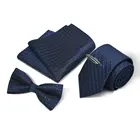 4pc Mixed Design Matching Pattern Mens Fashion Accessories Set