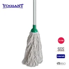 cotton floor mop with iron straight handle