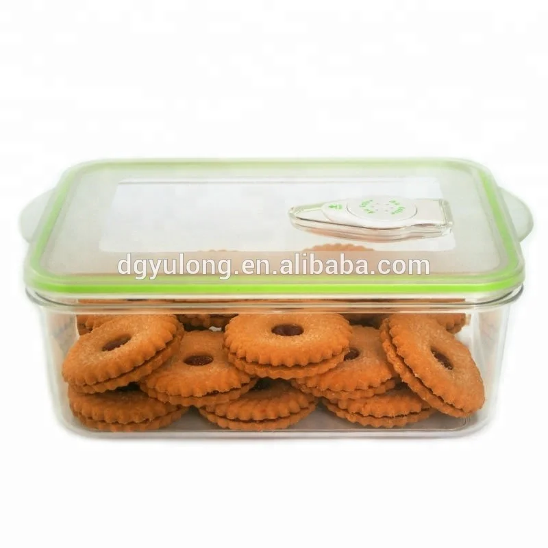 Plastic vacuum bread container/box for food storage, View vacuum saver