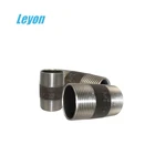 Price Carbon Steel Double Thread Metric Pipe Nipple Steel Grease Nipple M6